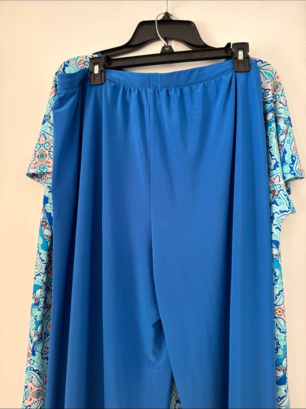 Blue Silky Soft Women’s Short Sleeve PJ Set- Nottibianche NWOT - Picture 7 of 10